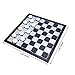 QuadPro Magnetic Travel Checkers Board Game Set with Folding Board Family Educational Toys for Kids and Adults - Image 4