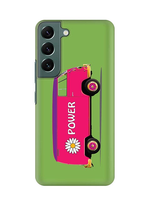 Case for Samsung Galaxy S22 5G Slim Snap Classic Series Shield Matte Finish Print - Flower Power