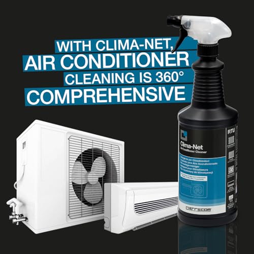 ERRECOM Clima-Net, Air Conditioner Cleaner for A/C Filters, Coils and Outdoor Units, 34 fl oz Bottle (1 L) - Image 2