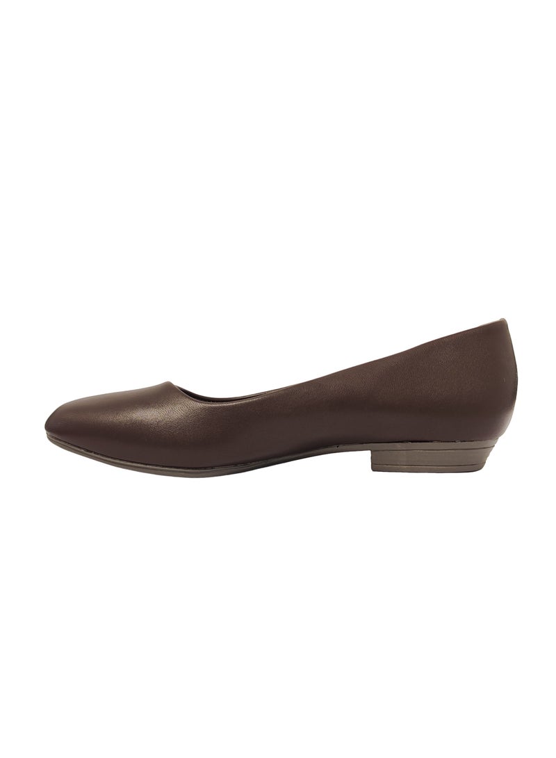 Better Women's Ballerina for everyday use Dark Brown - Image 4