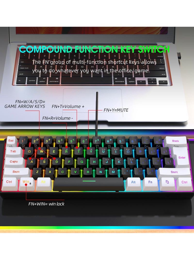 Gaming Wired Keyboard With Mouse Set
