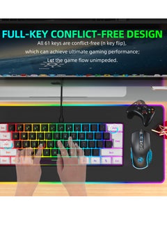 HXSJ Gaming Wired Keyboard With Mouse Set  - Image 4