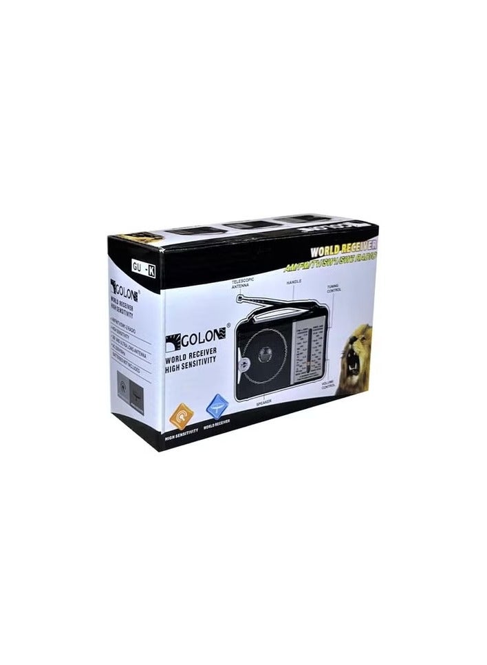 Golon RX 606 AC Classic Mini Electric Radio FM - Image 5