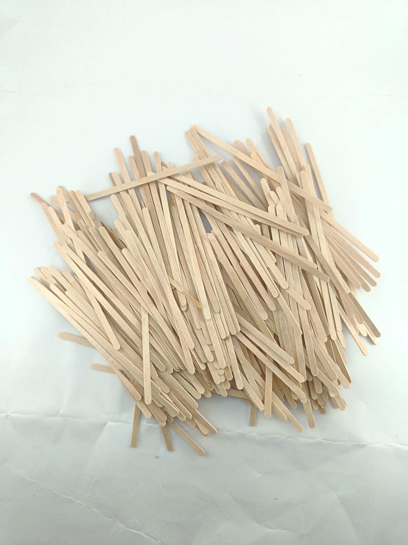 advancedestore Pack of 1000 (5.5 Inches) Coffe Sticks Wood Stirrers Disposable Drink for Tea Beverages Wood Coffee Beverage CoffeeSticks - Image 3
