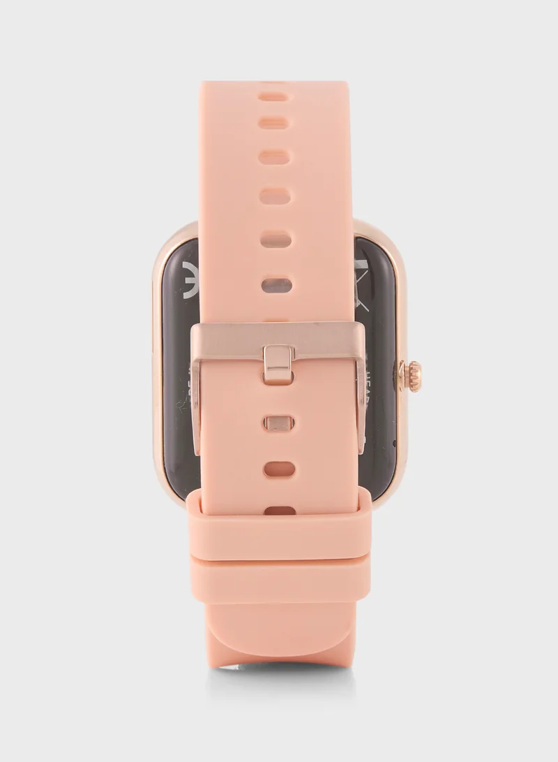 Ginger Smart Watch With Bluetooth Call, Heart Rate, Blood Pressure And Blood Oxygen Monitoring