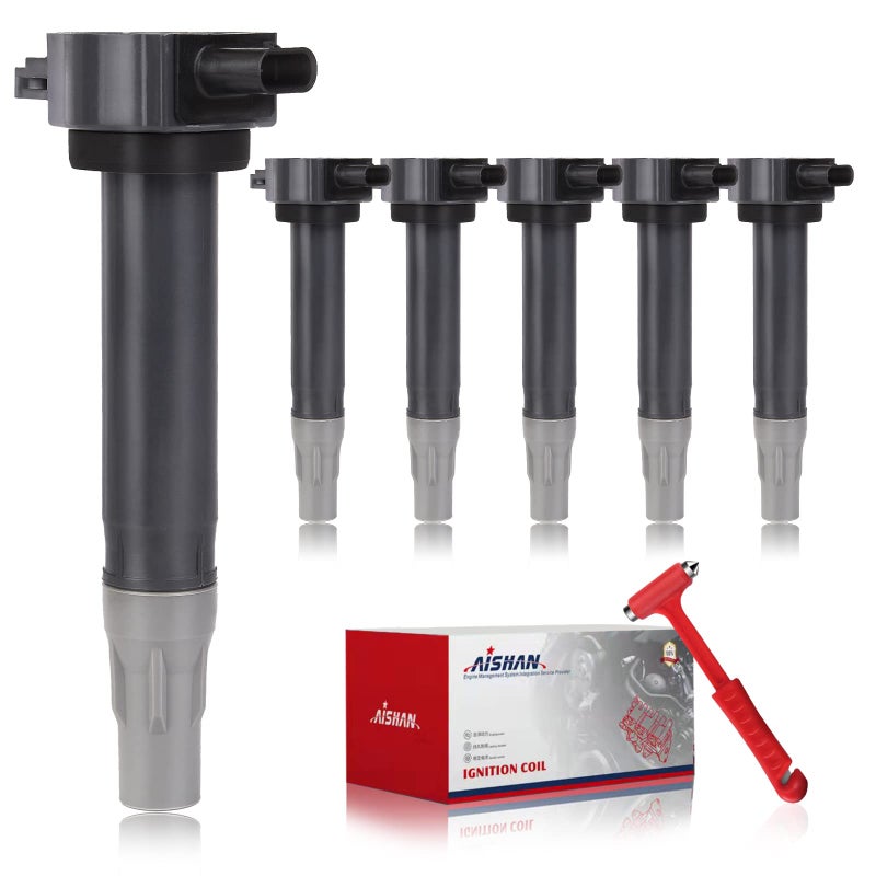 AISHAN Set of 6 Ignition Coil Pack Compatible with Chrysler 300 Town Country for Dodge Journey Charger Nitro 27L 35L 40L V6 20062010Replace UF502