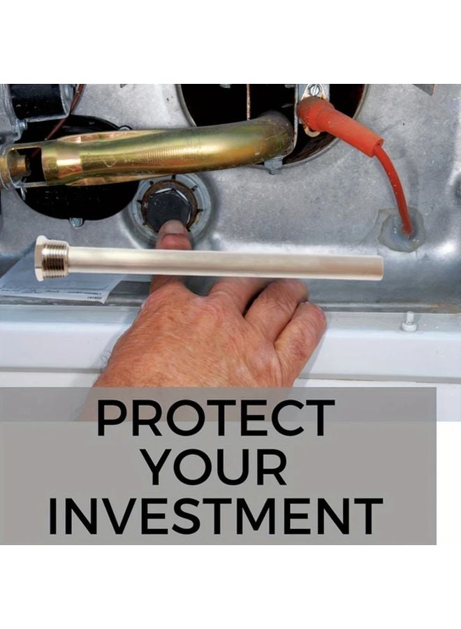 Plated Flat Hat Magnesium Anode Rod For RV Water Heater 3 4 NPT Steel Outdoor Tank - Image 2