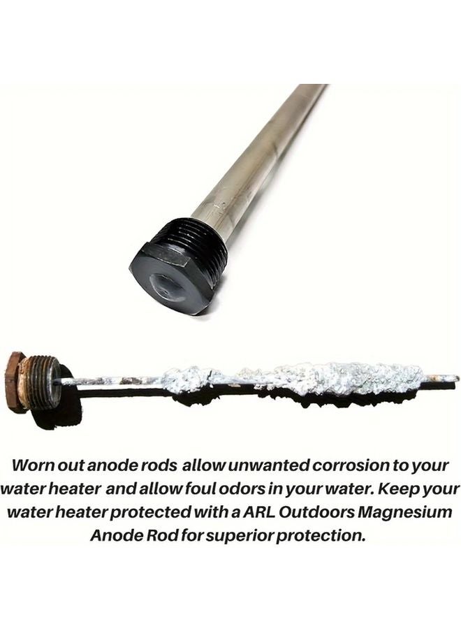 Plated Flat Hat Magnesium Anode Rod For RV Water Heater 3 4 NPT Steel Outdoor Tank - Image 5