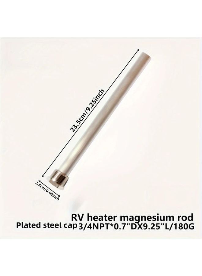 Plated Flat Hat Magnesium Anode Rod For RV Water Heater 3 4 NPT Steel Outdoor Tank - Image 3