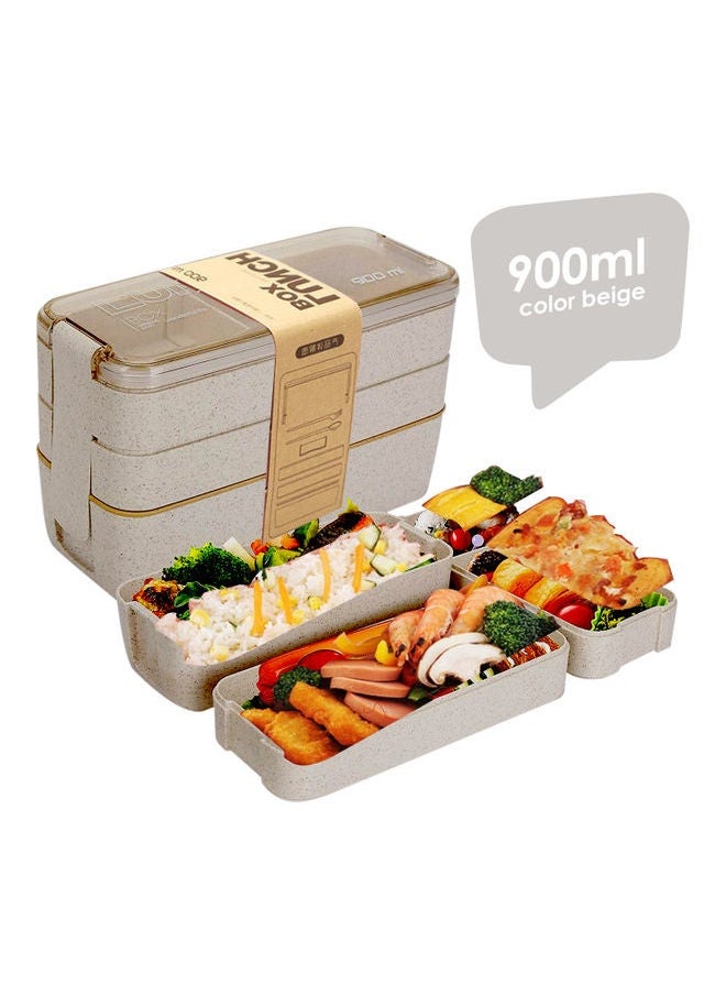 Three-Compartment Lunch Box Set Beige 900ml - pzsku/Z6DB3D415275DB4D6ECD0Z/45/_/1733414886/8462dd5a-0568-4acf-8d9a-b72256197cdf