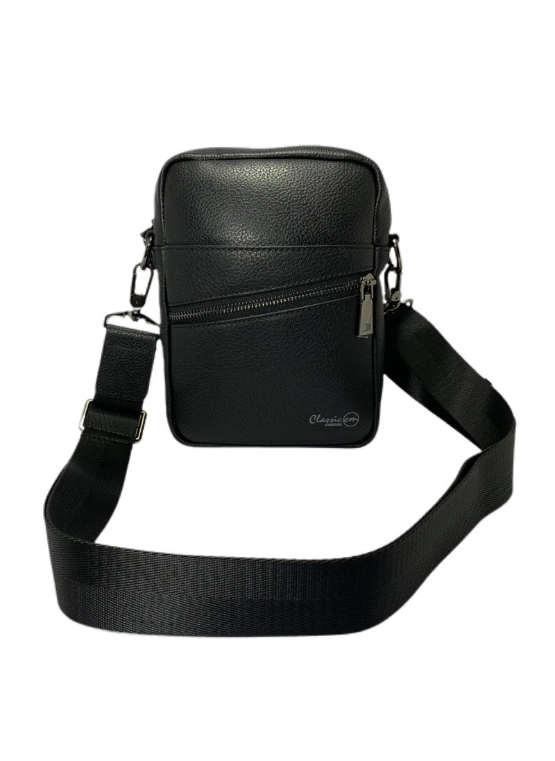 Classic Milano - Classic Milano Men's Shoulder Bag Leather Crossbody Bag for Men Side Bag Sling Bag Small Messenger Bag Casual Travel Daily by Milano Leather - Image 1
