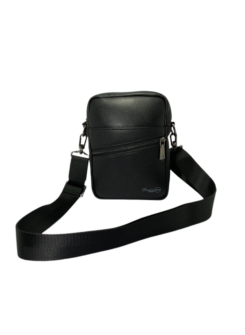 Classic Milano - Classic Milano Men's Shoulder Bag Leather Crossbody Bag for Men Side Bag Sling Bag Small Messenger Bag Casual Travel Daily by Milano Leather - Image 1