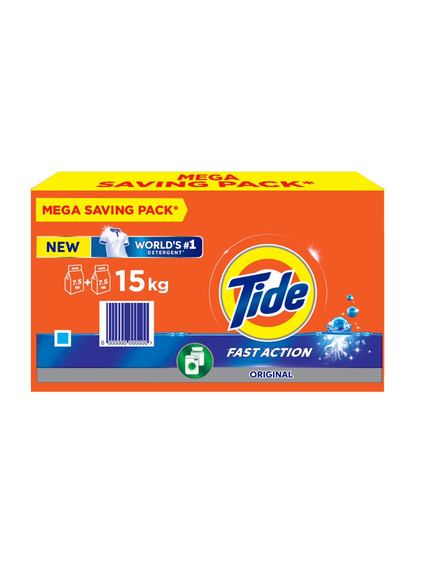 Tide Fast Action Laundry Detergent Powder Megabox