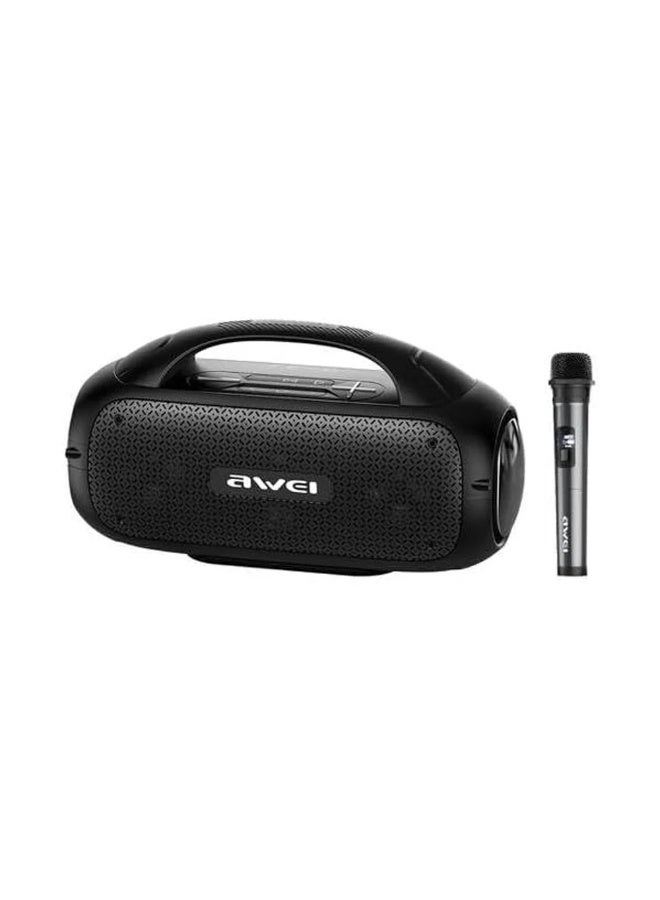 أوي مكبر صوت لاسلكي محمول للاستخدام الخارجي AWEI Y886 بقوة 80 وات - أسود - Image 1