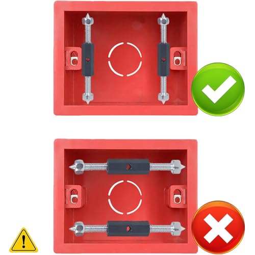 Serplex® 86 Type Wall Socket Repair Kit, 86mm x 86mm Universal Electric Switch Outlet Repair Set with 10 Nylon Insulation Pillars, 10 Screws, Wrench Tool, Mount Electrical Box Fix for Home & Office - Image 4