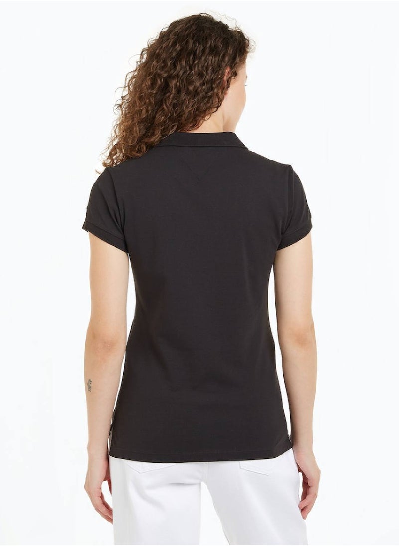 Women's Regular Silver Laurel Logo Short Sleeves T-Shirt Dress - Cotton, Black - pzsku/Z6DB3FCBC96CD8F8B4ED5Z/45/_/1724216620/ce82bb0f-248b-4804-80d3-6c4b00932e22