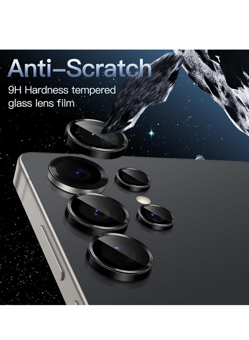 BORTONY Samsung Galaxy S25 Ultra 5G Camera Lens Protector 9H Tempered Glass Metal Individual Ring Cover Easy Installation For Samsung Galaxy S25 Ultra  - Image 5