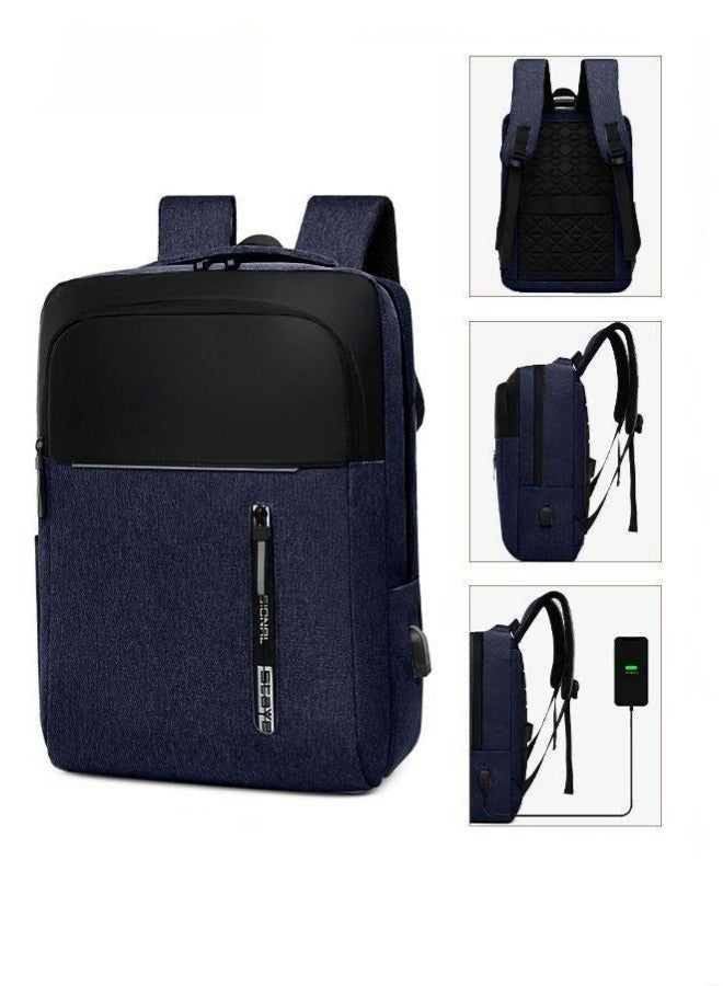 ميكسد متعددة الوظائف حقيبة للماء مع منفذ الناقل التسلسلي العام ، مناسبة للعمل والسفر الأعمال أكسفورد حقيبة ، 15.6 بوصة كمبيوتر محمول - Image 1