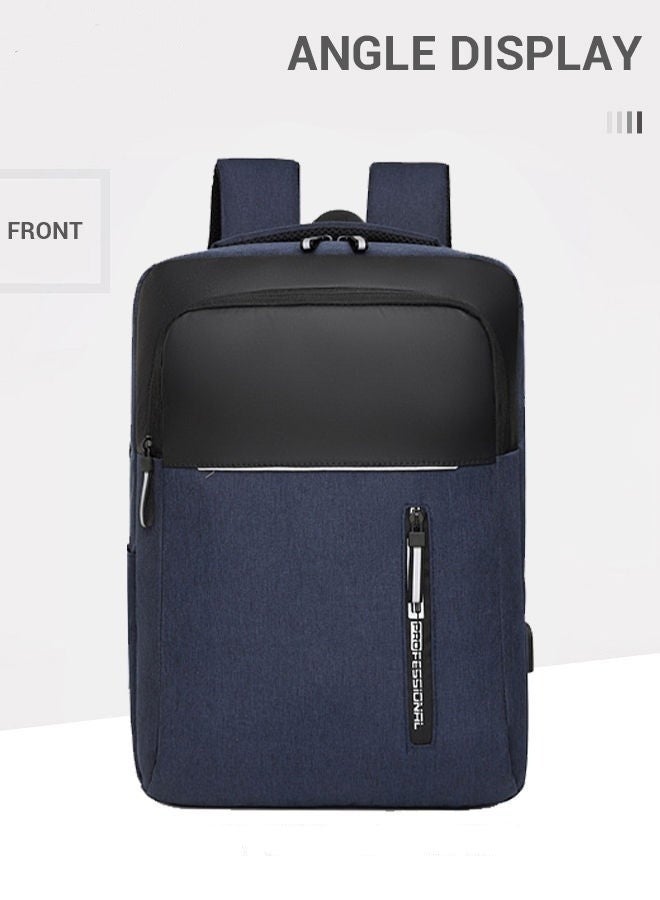 ميكسد متعددة الوظائف حقيبة للماء مع منفذ الناقل التسلسلي العام ، مناسبة للعمل والسفر الأعمال أكسفورد حقيبة ، 15.6 بوصة كمبيوتر محمول - Image 4