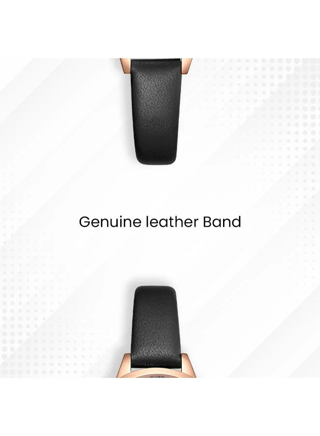 Ecstacy White Women's Genuine leather Analog Watch E25511-RLBW - 28 mm for Women | Best Price UAE