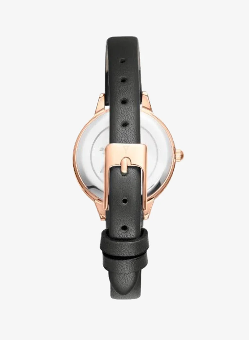 Ecstacy White Women's Genuine leather Analog Watch E25511-RLBW - 28 mm for Women | Best Price UAE