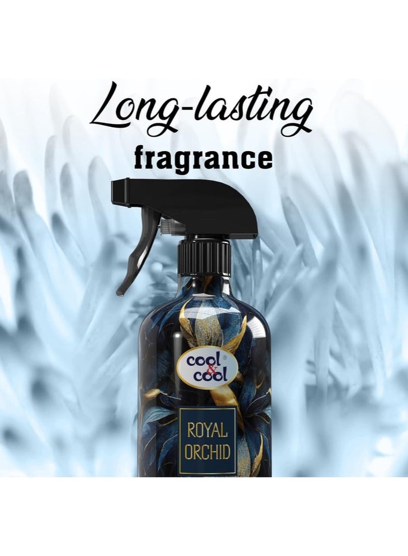 Cool & Cool Royal Orchid Air Freshener Long Lasting Fragrance 500ml  - Image 2