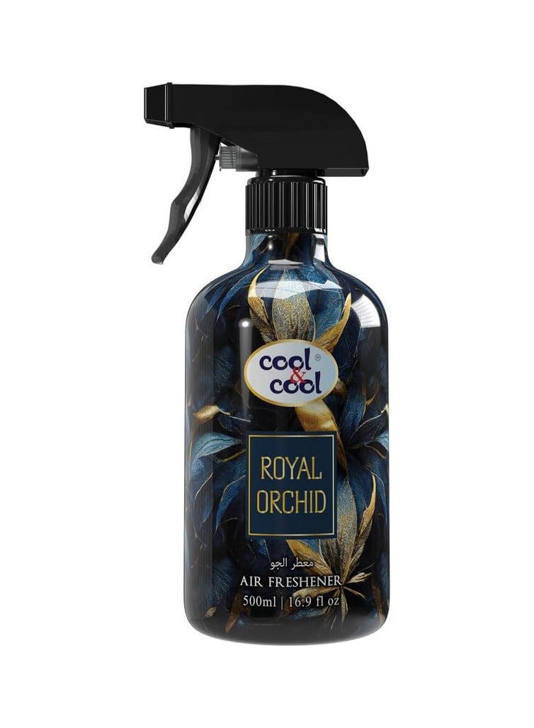 Cool & Cool Royal Orchid Air Freshener Long Lasting Fragrance 500ml  - Image 1