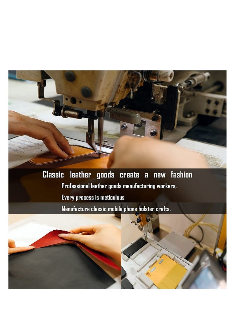 كابتن تيك For Samsung Galaxy S10 Case PU Leather Wallet Case Card Holder Shockproof Flip Cover Black red - Image 5