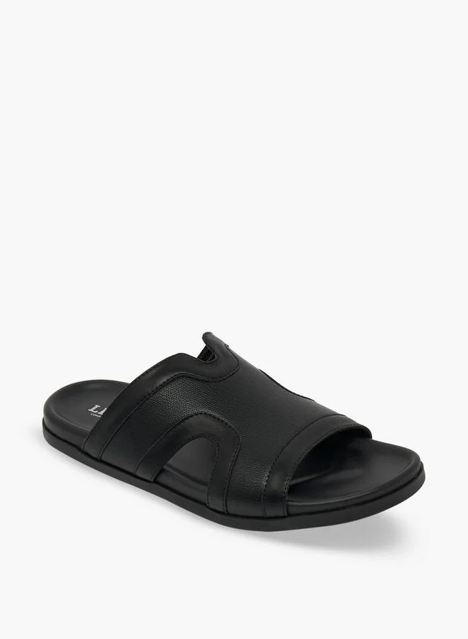 LBL By Shoexpress BLACK Men Panelled Comfort Sandals for Men | Best Price UAE