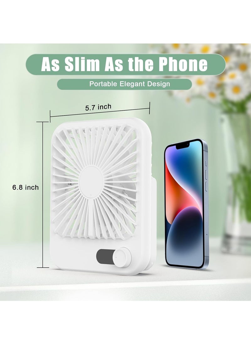 General - Face Fan Compact and Quiet, Portable Travel Fan Rechargeable with Digital Display with Variable Speed Knob, Desktop Fan for Travelling Office Home Use - Image 1