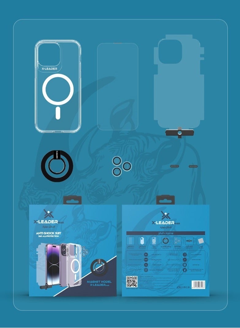 New MagSafe iPhone 14 PRO 6 in 1 protection package