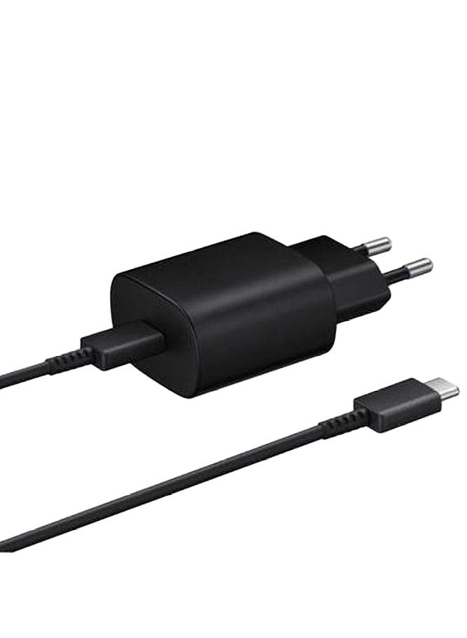 Super Fast Charging 25W  Travel Adapter with USB-C to USB-C Cable – Original Charger for Fast & Safe Charging - Image 1