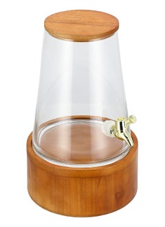 La Mesa Glass Juice Dispenser 4 L with Wooden Base  - Image 2