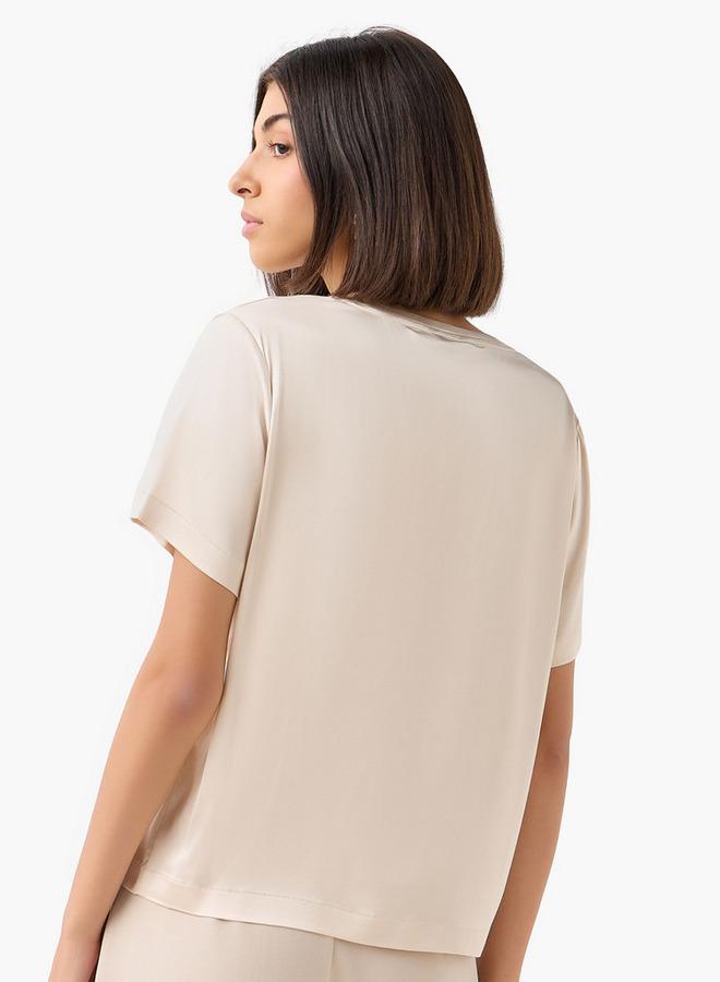 Iconic Regular Fit Viscose T-shirt - Image 3