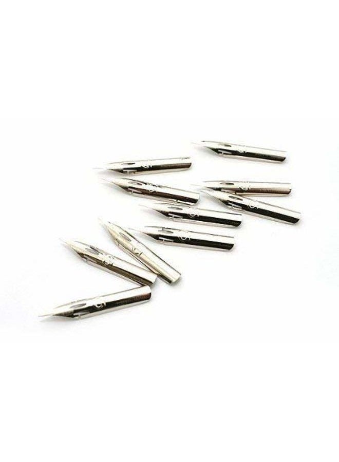 Zebra Technologies Tachikawa + Zebra Comic G Model Chrome Pen Nib Holder (PG-6C-C-K, T-40)- 10 Nibs - Image 5