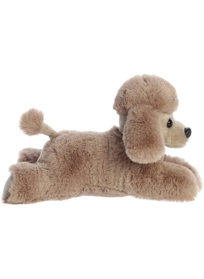 Aurora® Adorable Mini Flopsie™ Paysley Poodle Stuffed Animal - Playful Ease - Timeless Companions - Brown 8 Inches - Image 3