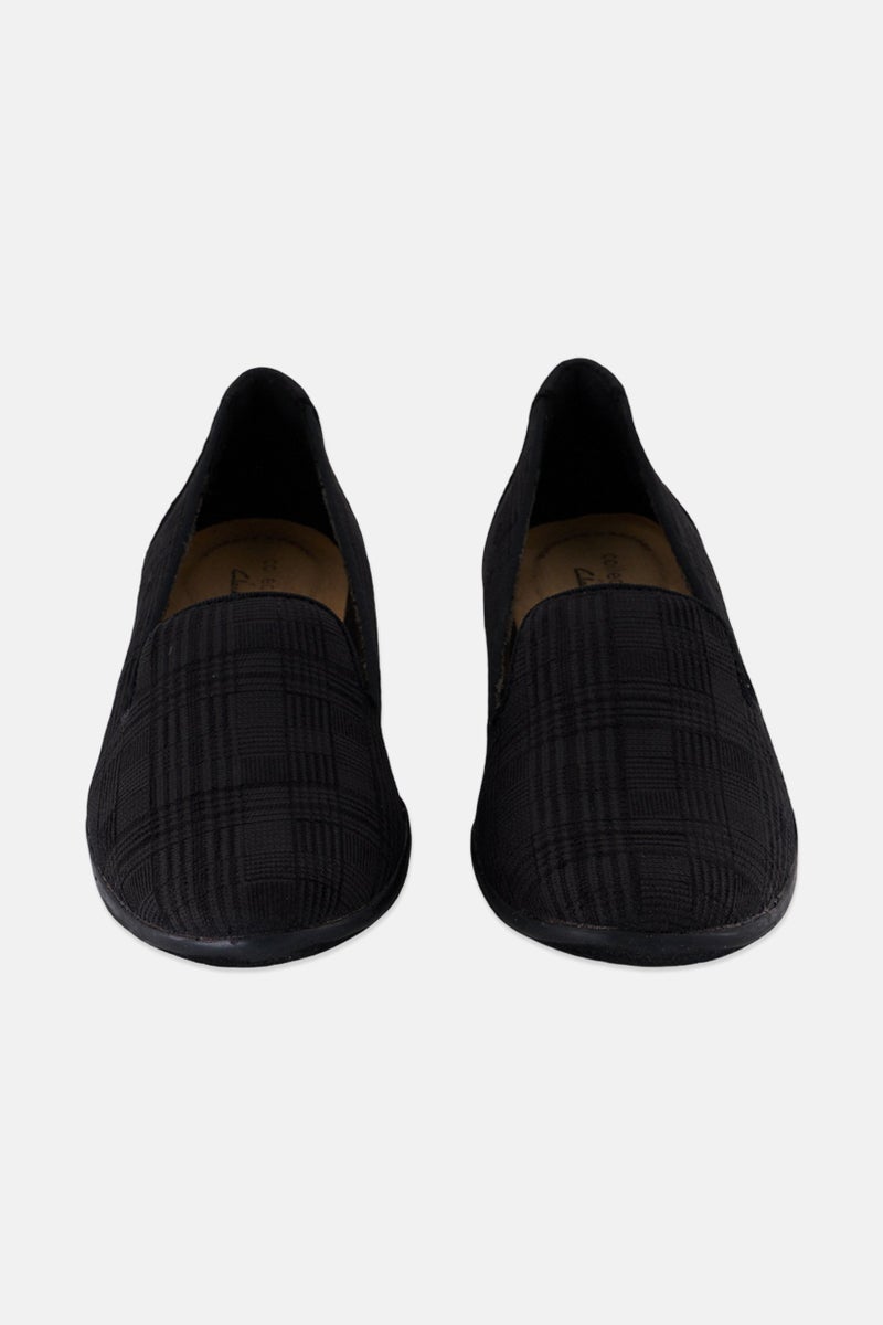 clarks Women Standard Slip On Casual Shoes, Black - Image 4