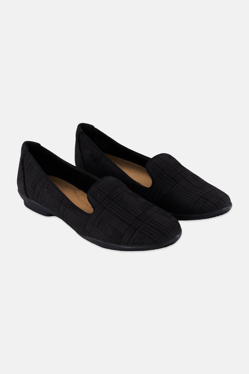 clarks Women Standard Slip On Casual Shoes, Black - Image 1