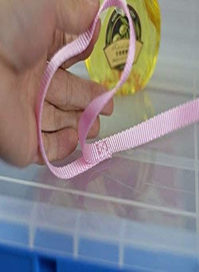 hokmly Adjustable Small Pet Hedgehog Harness for Training Playing Traction Rope (Pink) - Image 3