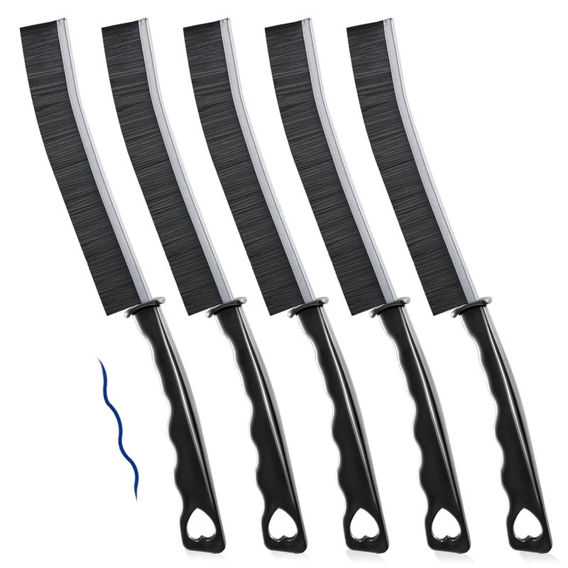 DEVHEART Gap Cleaning Brush, Hard-Bristled Crevice Cleaning Brush, Dead Corners Multifunctional Brushes, Bathroom Crevice, Groove Cleaning Brushes for Shutter Kitchen Bathtubs Tiles (Pack of 5) - Image 1