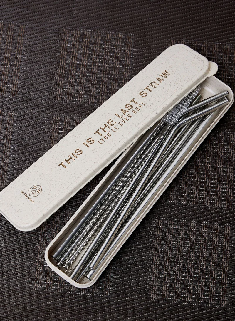 DesignWorks Ink This Is The Last Straw - Natural