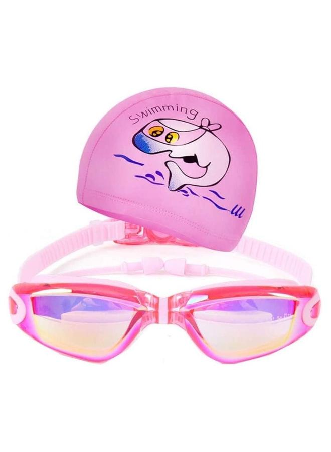 نظارات سباحة للأطفال للصبيان والبنات، أحزمة قابلة للتعديل، ختم عين سيليكون، مقاومة للتسرب، حماية من الأشعة فوق البنفسجية، عدسات مضادة للضباب مع سدادة أذن ومشبك أنف - Image 5