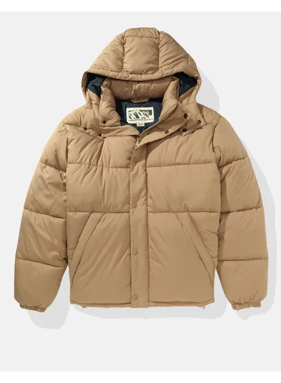 امريكان ايجل Zip Through Puffer Jacket