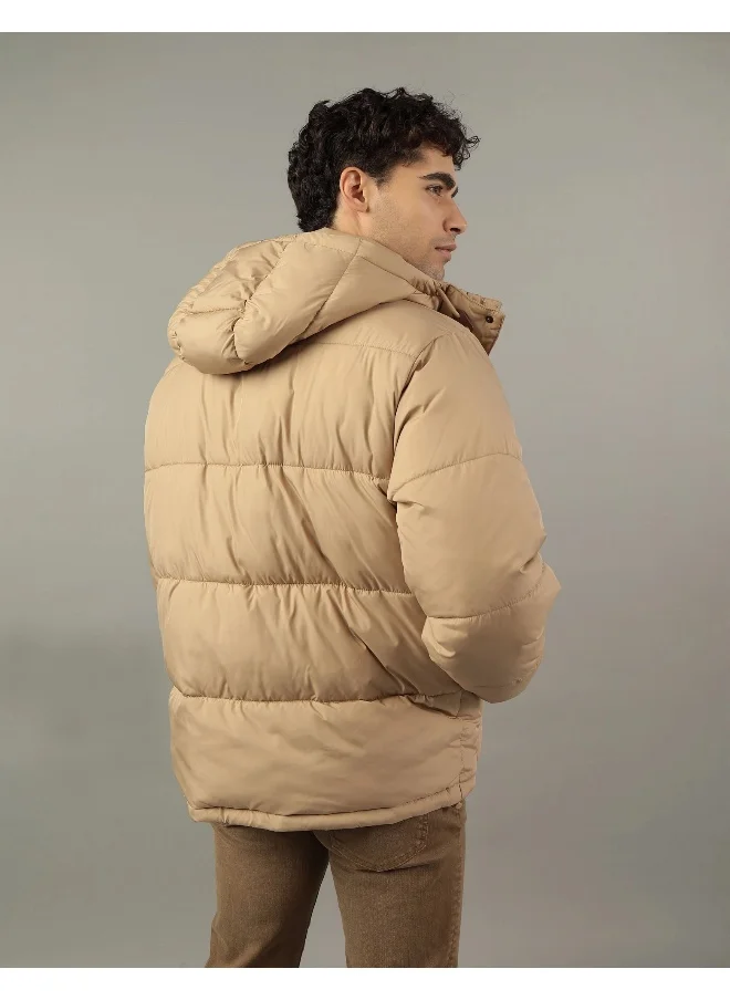 American Eagle Zip Through Puffer Jacket
