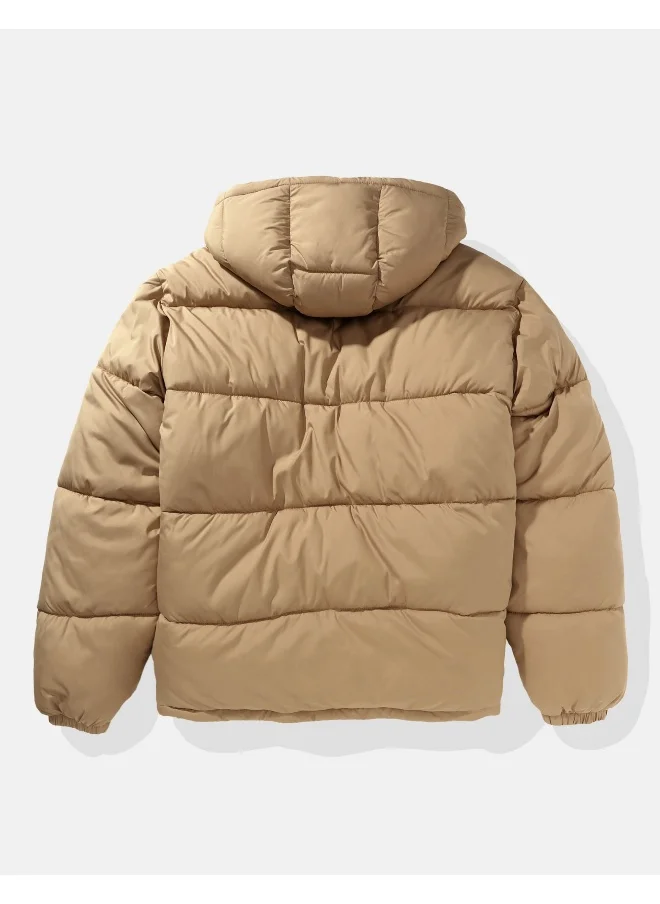 American Eagle Zip Through Puffer Jacket