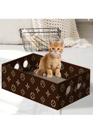Cat toys, cat scratching board, creative rectangular cardboard cat scratching board, super large wear-resistant and non-chipping corrugated cardboard box 47X14X31.5cm - pzsku/Z6DB4DCD2D627B5E688A6Z/45/_/1730895608/4ab68e47-4964-4fda-980f-1eb3624495d9