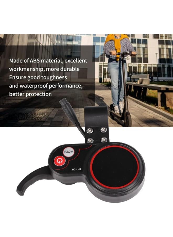 لوحة عرض سكوتر كهربائي – جهاز قياس 48 فولت TF-100 ذو 6 دبابيس متوافق مع KUGOO M4 - Image 3