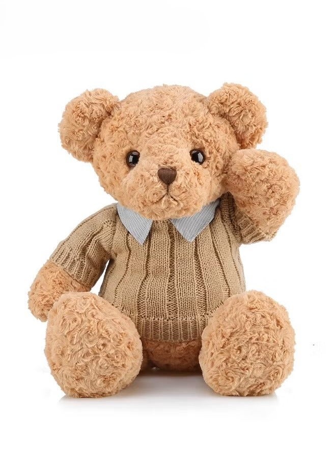 دب تيدي محشو 50 سم، دب تيدي ذو شكل فريد، دب بني محشو أشعث، لعبة قطيفة رائعة، مصنوعة من مادة حشو ناعمة فاخرة، ديكور داخلي، ديكور غرفة بطابع ممتع، هدية مثالية لجميع الأعمار - Image 2