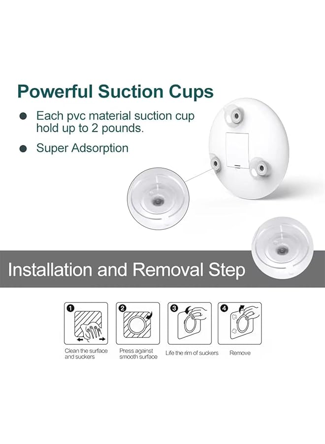 erorex 10X Magnifying Mirror With Light 3 Suction Cups Stepless Dimming Lighted Travel Makeup Mirror Stick On Mirrors For Bathroom Wall Mounted 6.8 Inches - Image 2