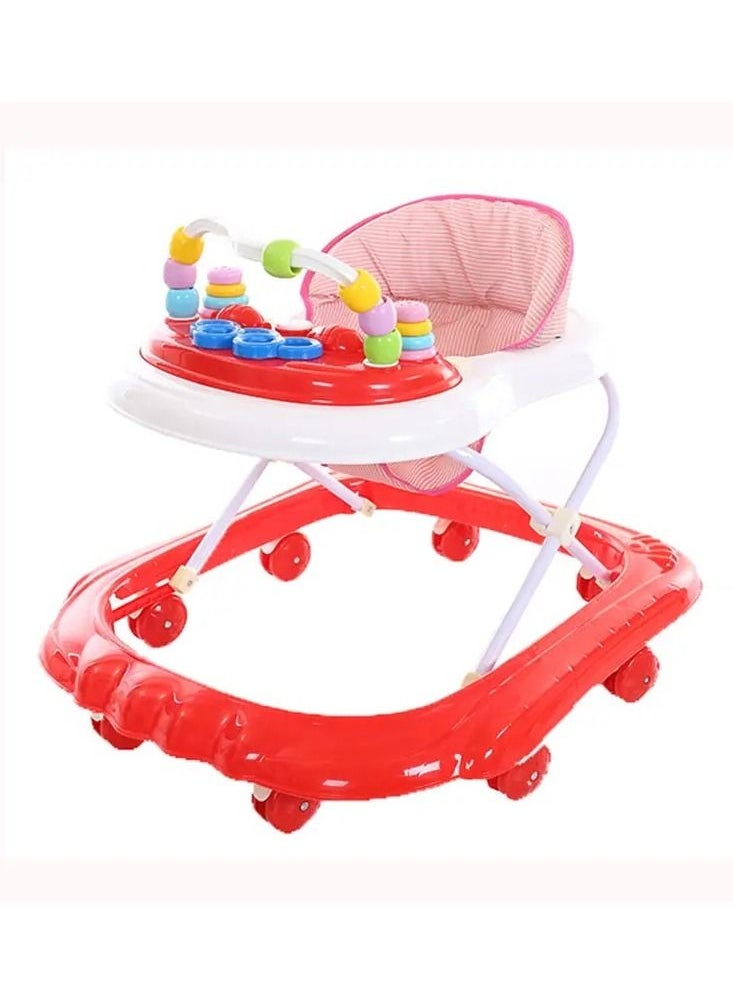 Rally Foldable Soft Cushioned Seat Baby Walker Red 